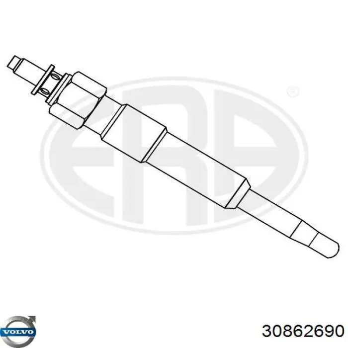 30862690 Volvo bujía de incandescencia