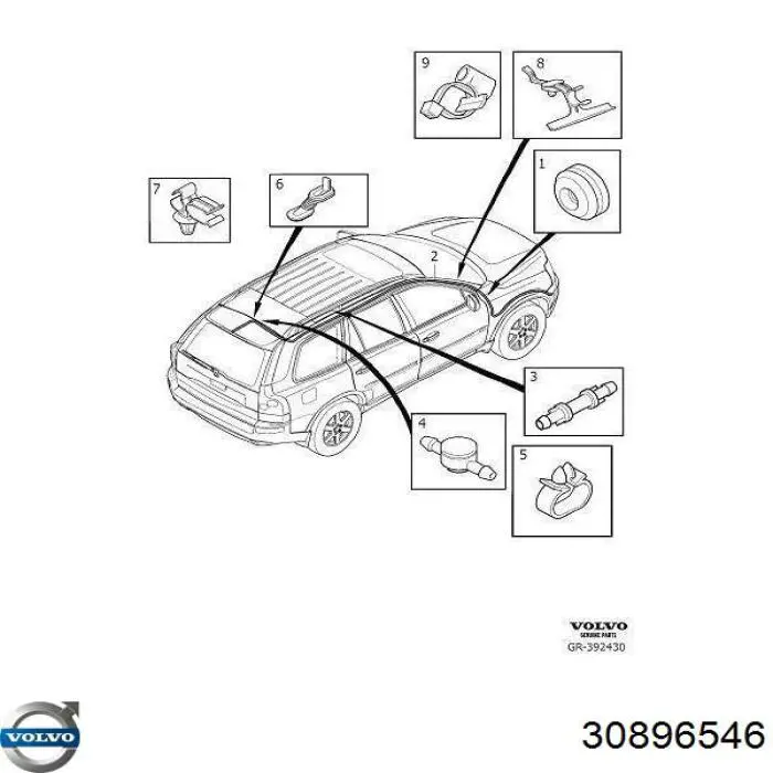  Válvula de retención del lavaparabrisas para Volvo C30 M