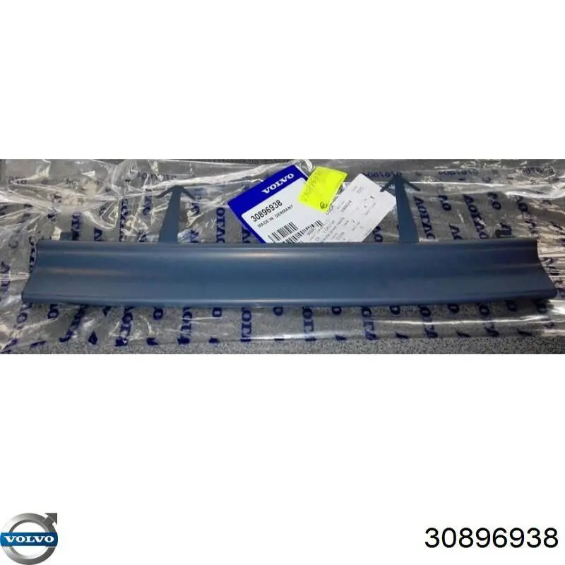  Listón embellecedor/protector, parachoques delantero central para Volvo S40 1 