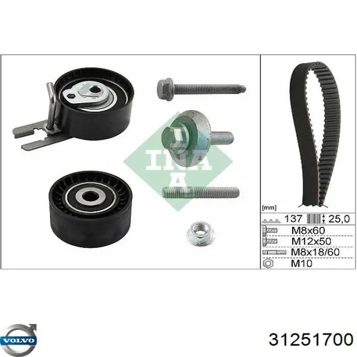 31251700 Volvo kit correa de distribución