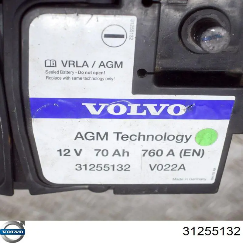 31255132 Volvo batería de arranque