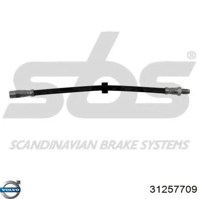 31257709 Volvo tubo flexible de frenos trasero