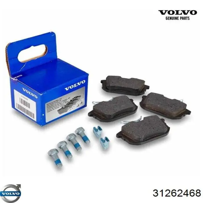 31262468 Volvo pastillas de freno traseras