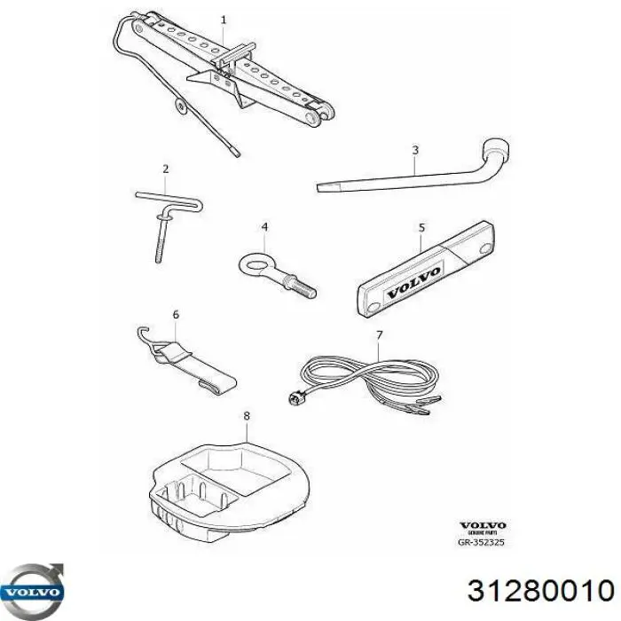  Gancho De Remolque para Volvo S60 1 