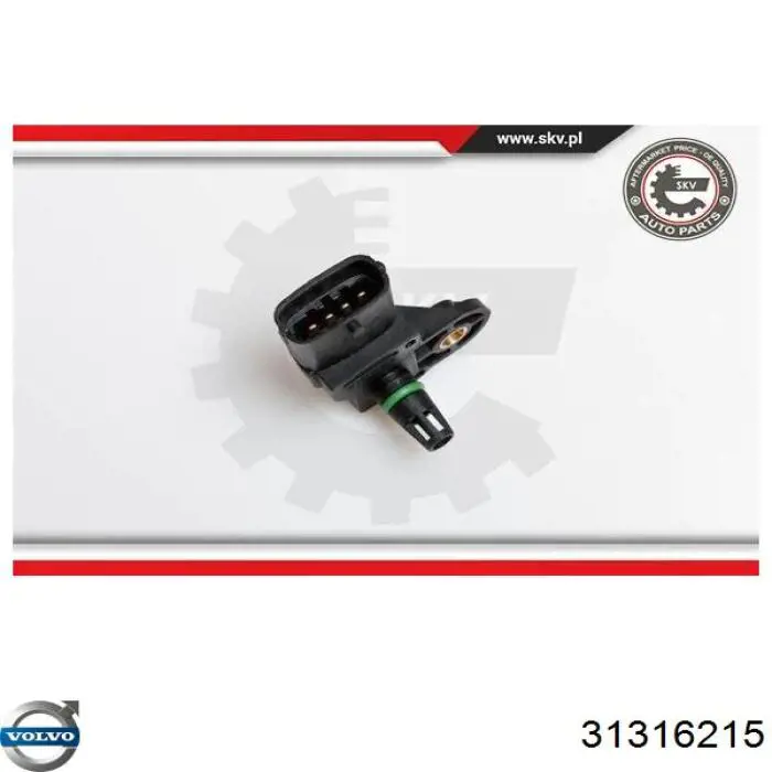 31316215 Volvo sensor de presion del colector de admision