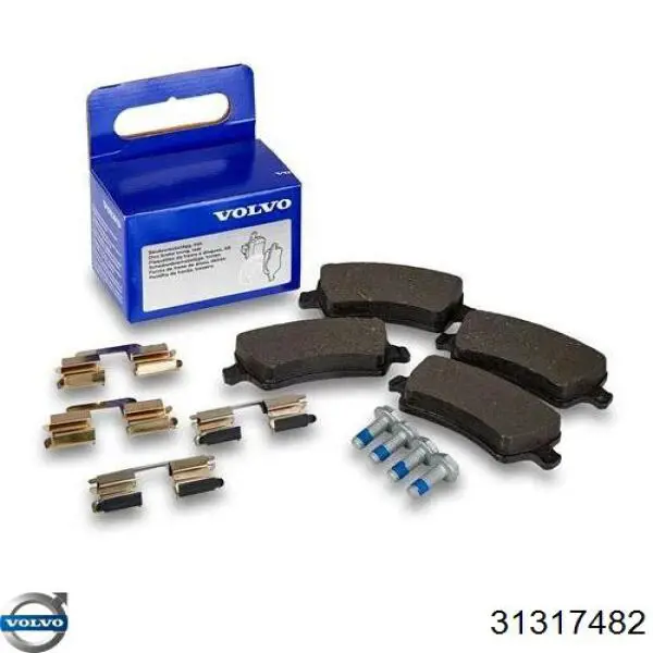 31317482 Volvo pastillas de freno traseras