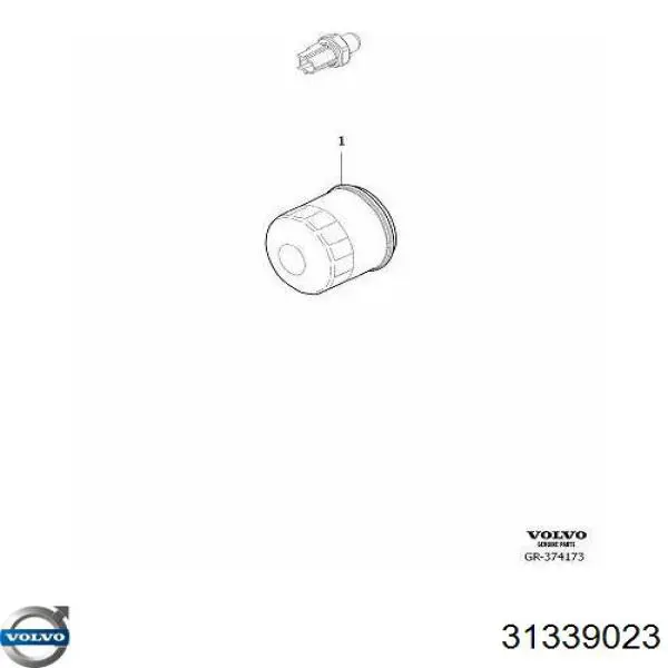 31339023 Volvo filtro de aceite