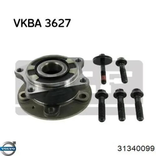 31340099 Volvo cubo de rueda trasero