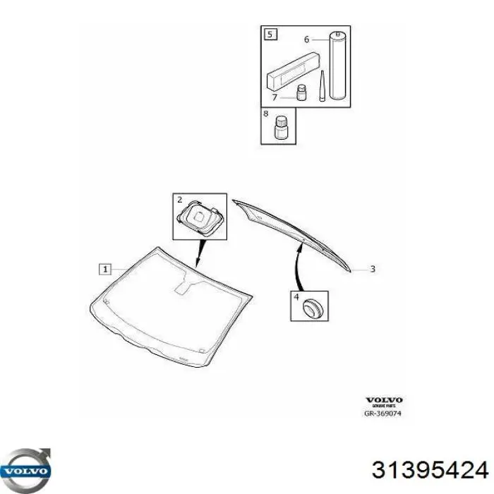 30744706 Volvo parabrisas