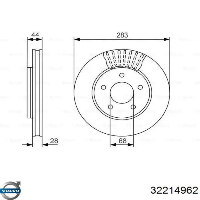 31400206 Volvo líquido de frenos