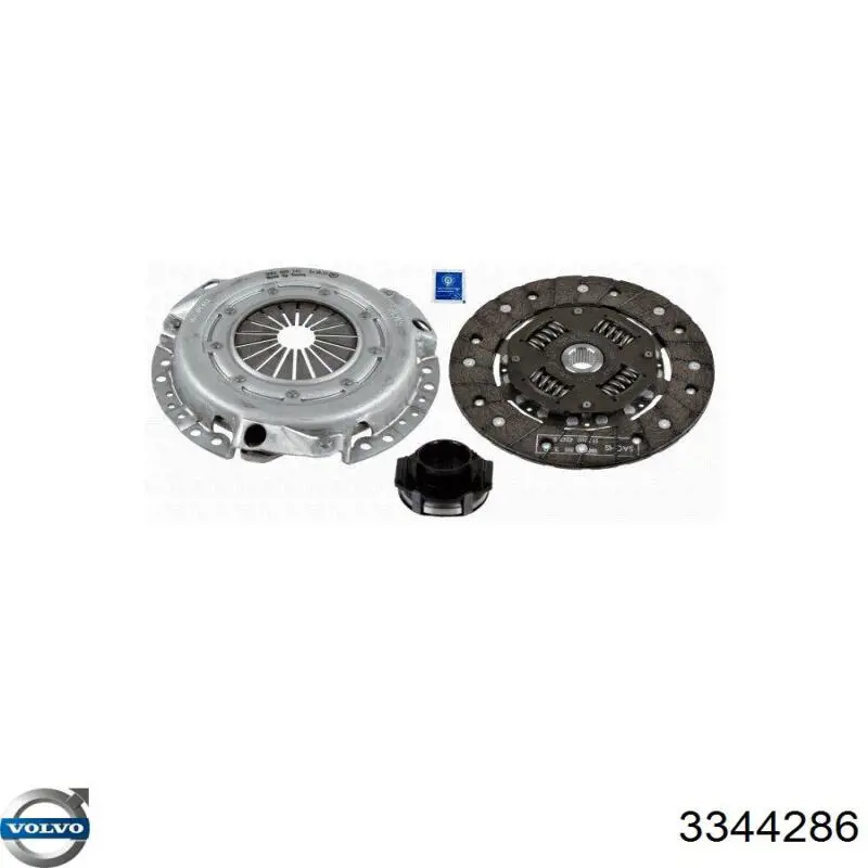 3344286 Volvo kit de embrague (3 partes)