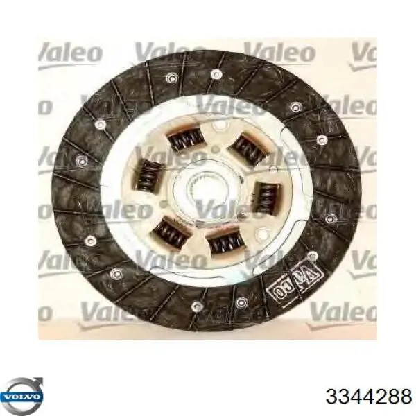 3344288 Volvo kit de embrague (3 partes)