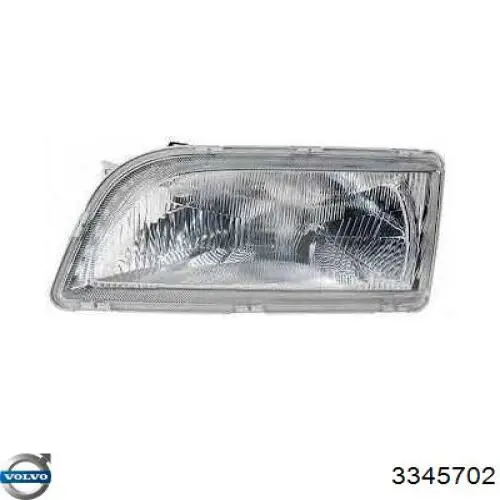 3345702 Volvo faro izquierdo