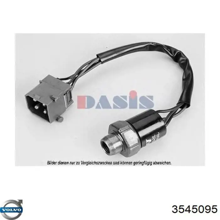 3545095 Volvo presostato, aire acondicionado