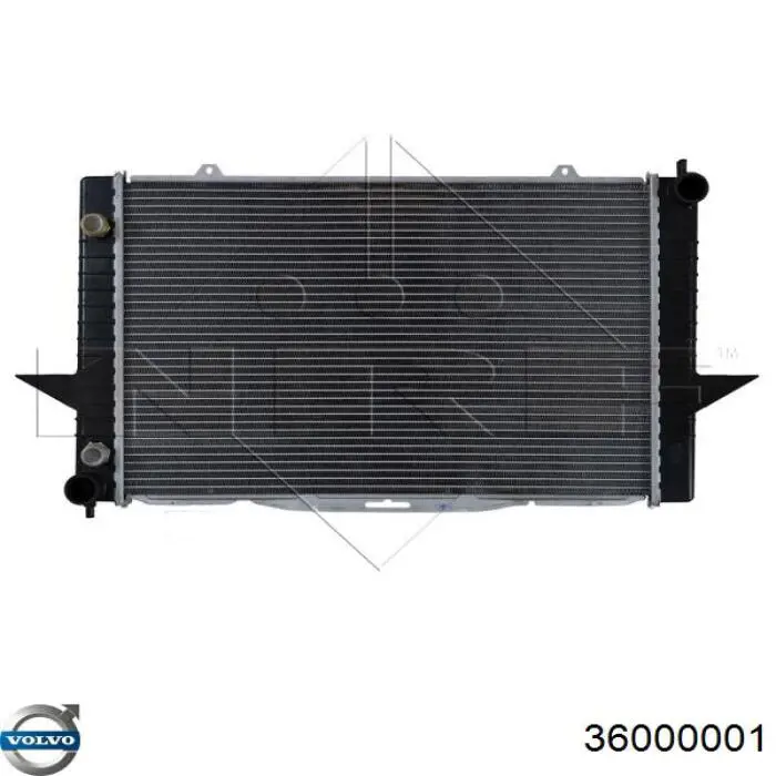 36000001 Volvo radiador refrigeración del motor