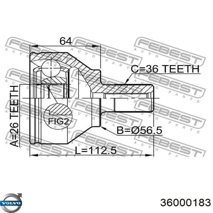 TDS0299 Magneti Marelli árbol de transmisión delantero izquierdo