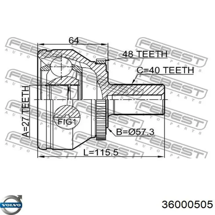 36000505 Volvo 