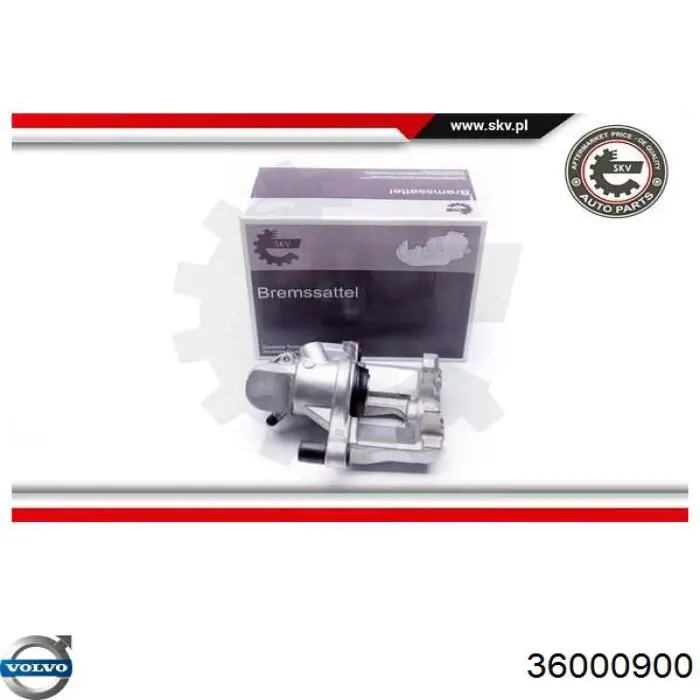 36000900 Volvo pinza de freno trasera izquierda