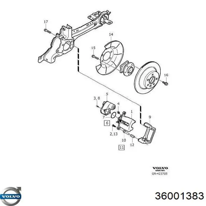 36001383 Volvo 