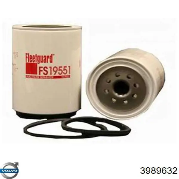 3989632 Volvo filtro combustible