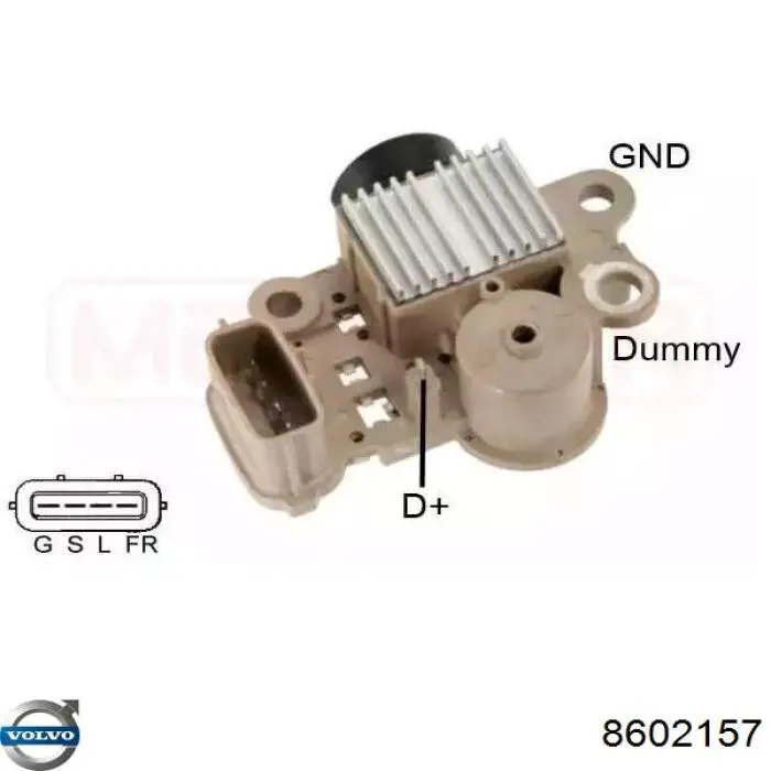 8602157 Volvo alternador