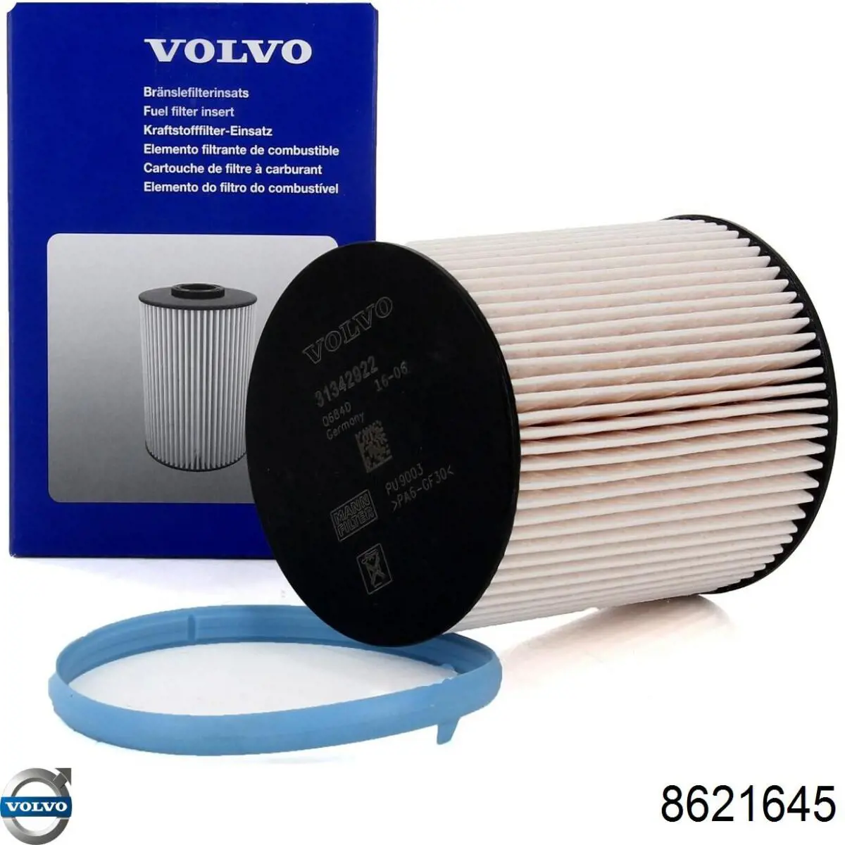 8621645 Volvo filtro combustible