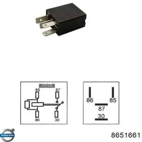 8651661 Volvo relé, piloto intermitente