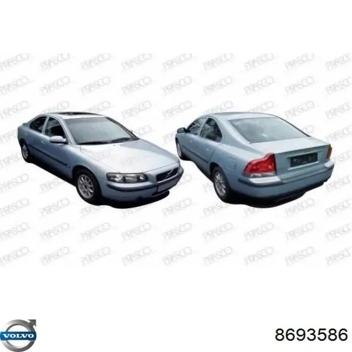 8659624 Volvo faro derecho