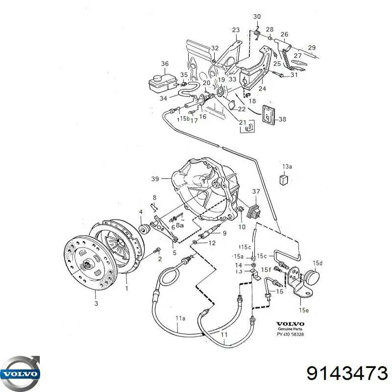 3549534 Volvo disco de embrague