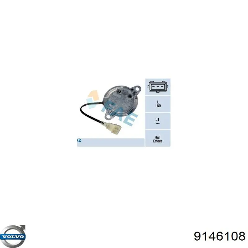 9146108 Volvo sensor de posición del árbol de levas