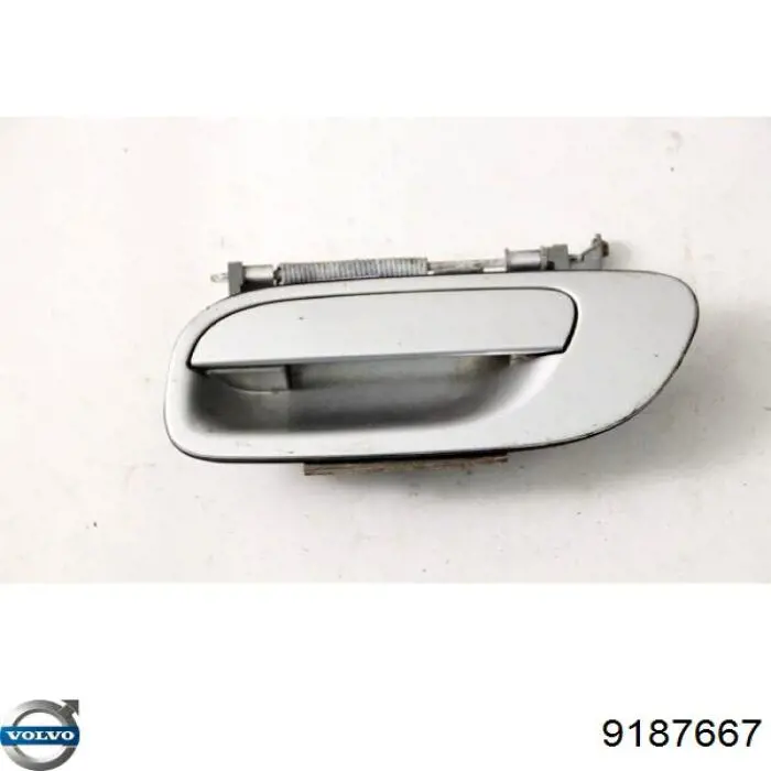  Tirador de puerta exterior trasero izquierdo para Volvo S60 1 