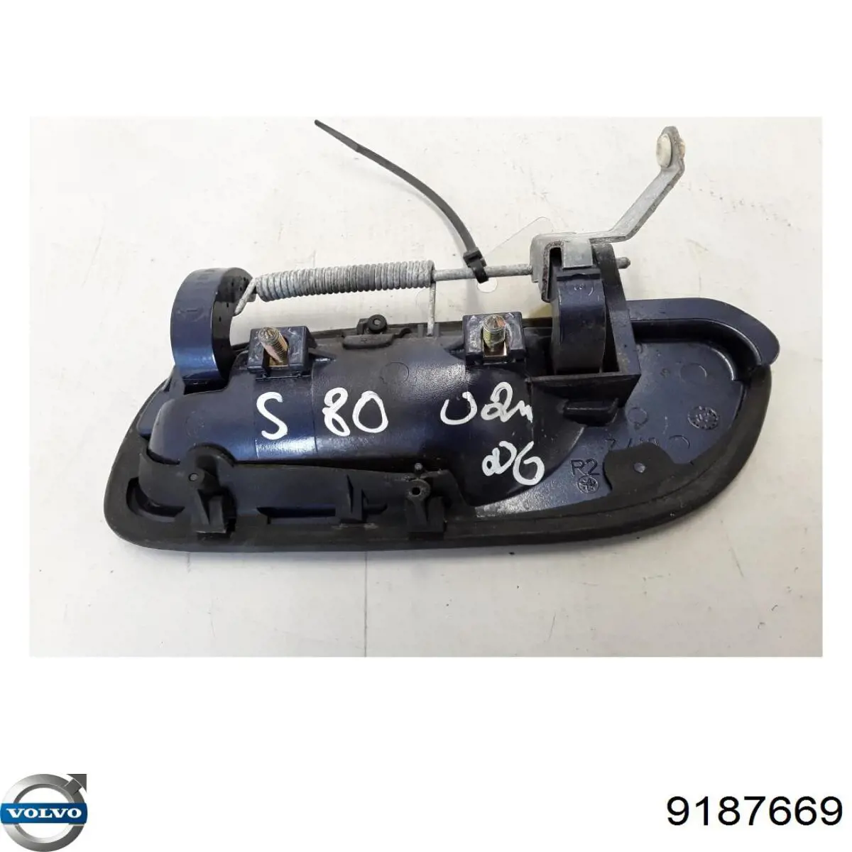  Tirador de puerta exterior trasero derecho para Volvo S60 1 