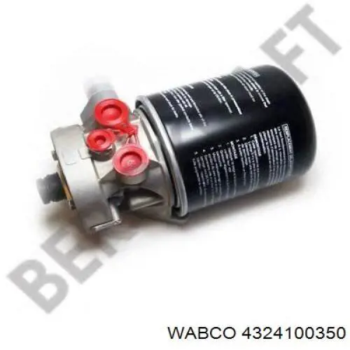 4324100350 Wabco deshumificador de sistema neumatico