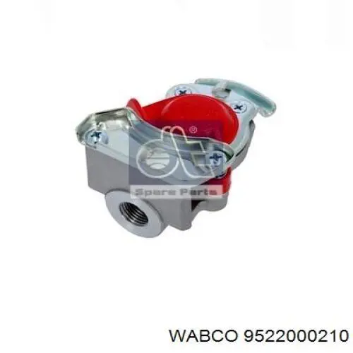 9522000210 Wabco conector (cabezal De Mangueras Del Sistema Neumatico)