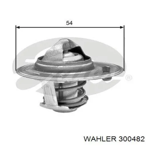 300482 Wahler termostato, refrigerante