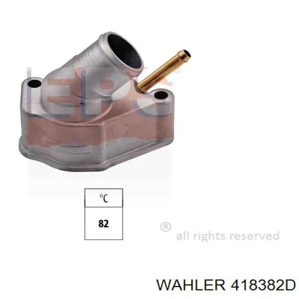 418382D Wahler termostato, refrigerante