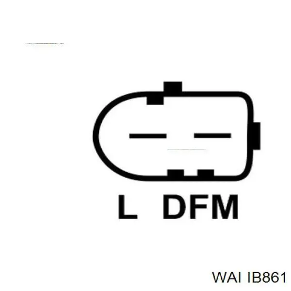 IB861 WAI regulador de rele del generador (rele de carga)
