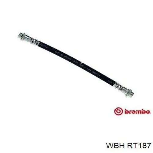 RT187 WBH tubo flexible de frenos trasero