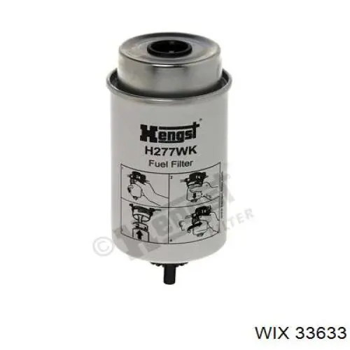 33633 WIX filtro combustible