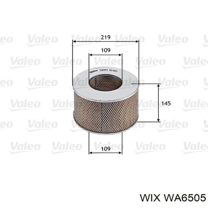 WA6505 WIX filtro de aire