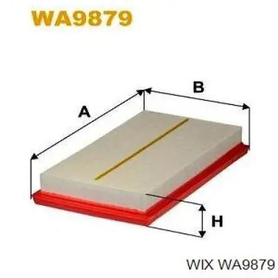 WA9879 WIX filtro de aire