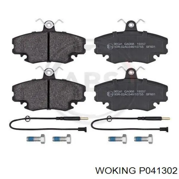 P0413.02 Woking pastillas de freno delanteras