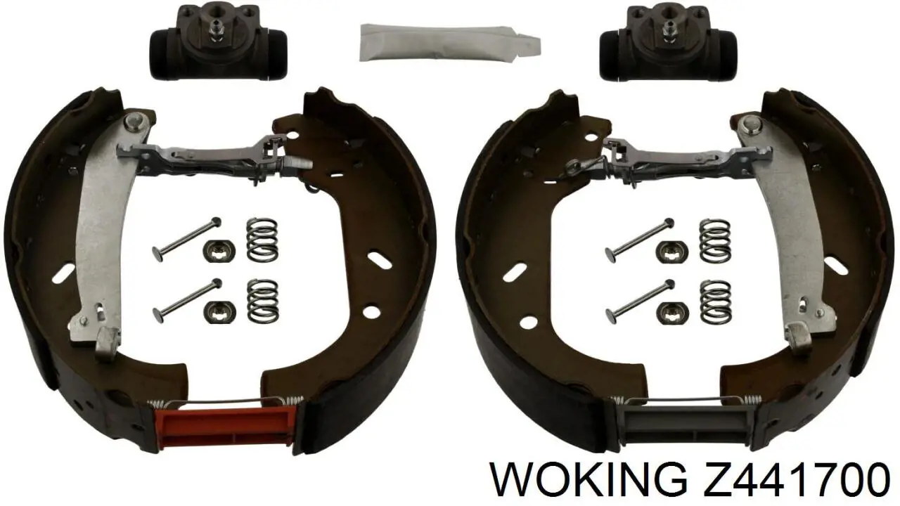 Z4417.00 Woking zapatas de frenos de tambor traseras