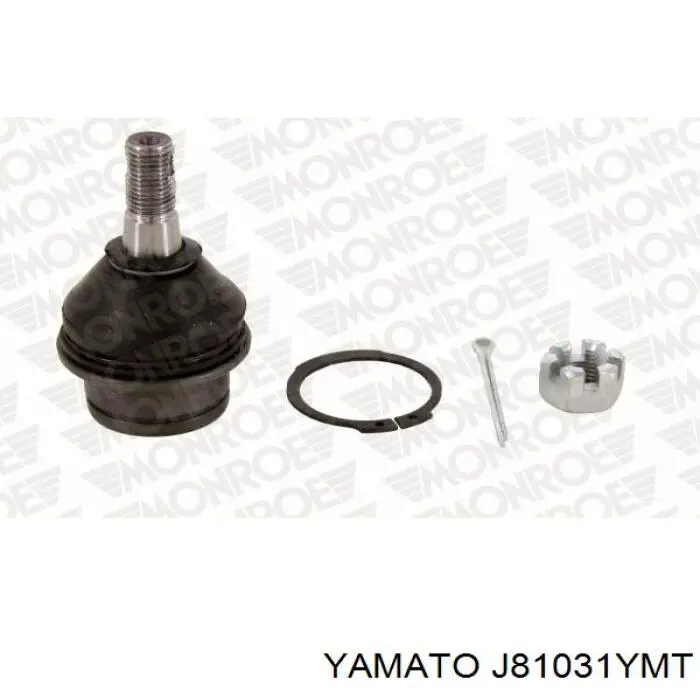 J81031YMT Yamato barra oscilante, suspensión de ruedas delantera, superior izquierda