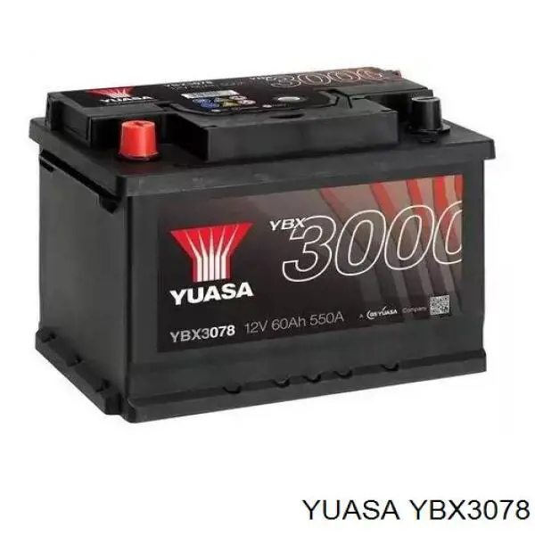 YBX3078 Yuasa batería de arranque