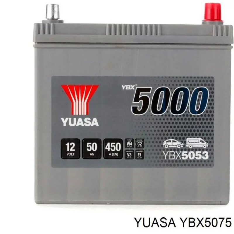 YBX5075 Yuasa batería de arranque