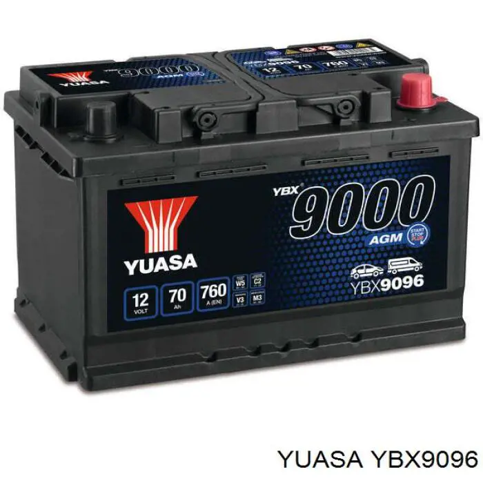 YBX9096 Yuasa batería de arranque