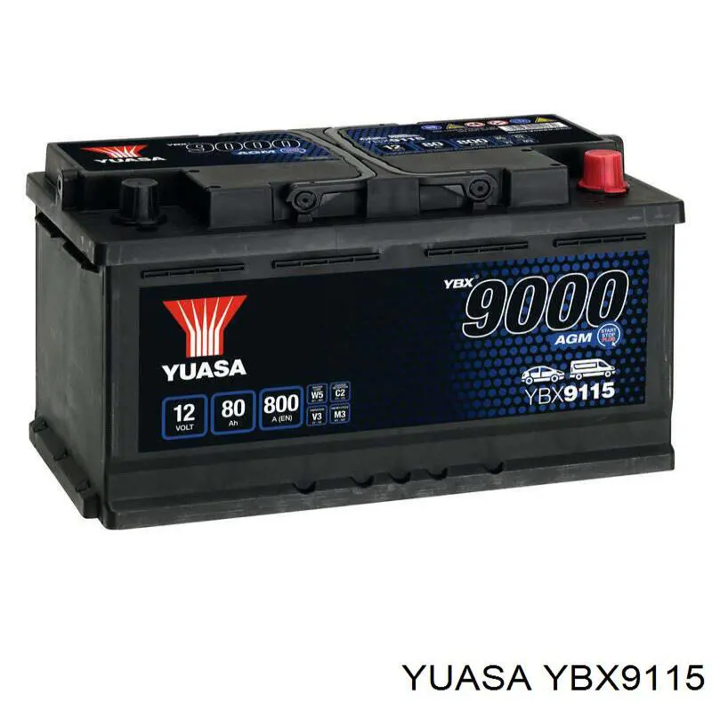 YBX9115 Yuasa batería de arranque