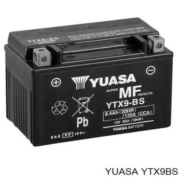 YTX9BS Yuasa batería de arranque