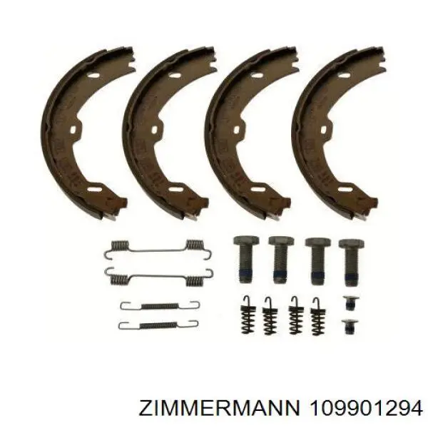 109901294 Zimmermann juego de zapatas de frenos, freno de estacionamiento